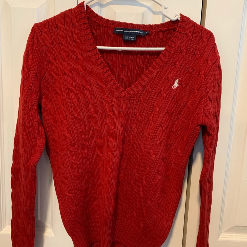 Red Ralph Lauren Sweater
